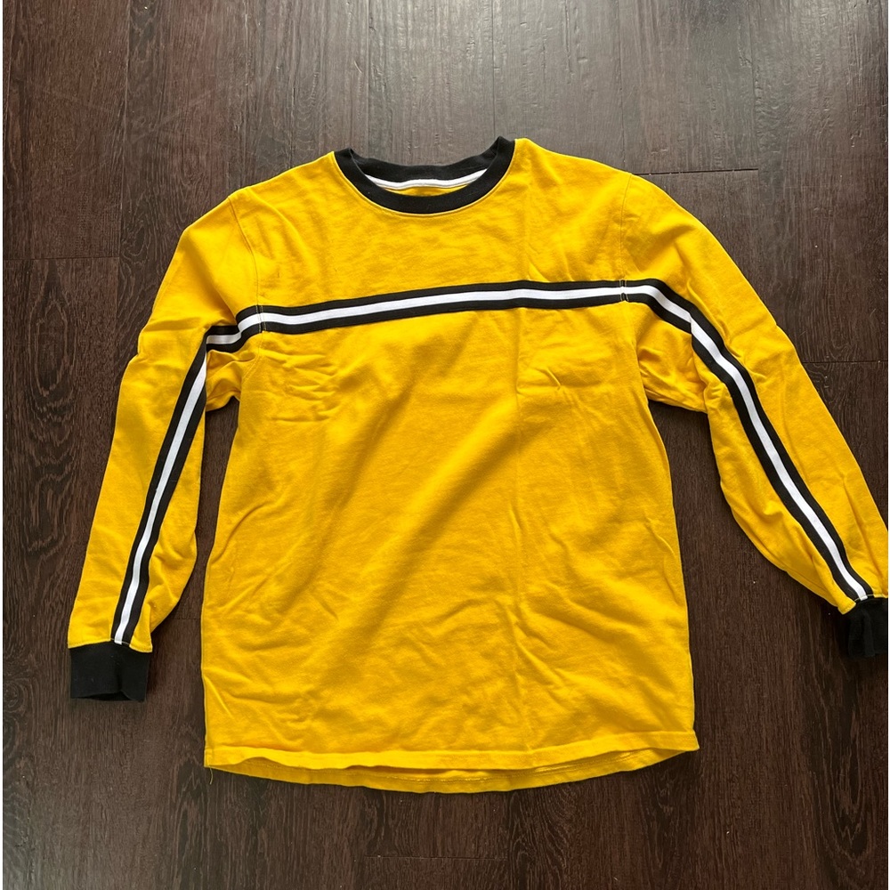 Yellow long sleeve. Thick material